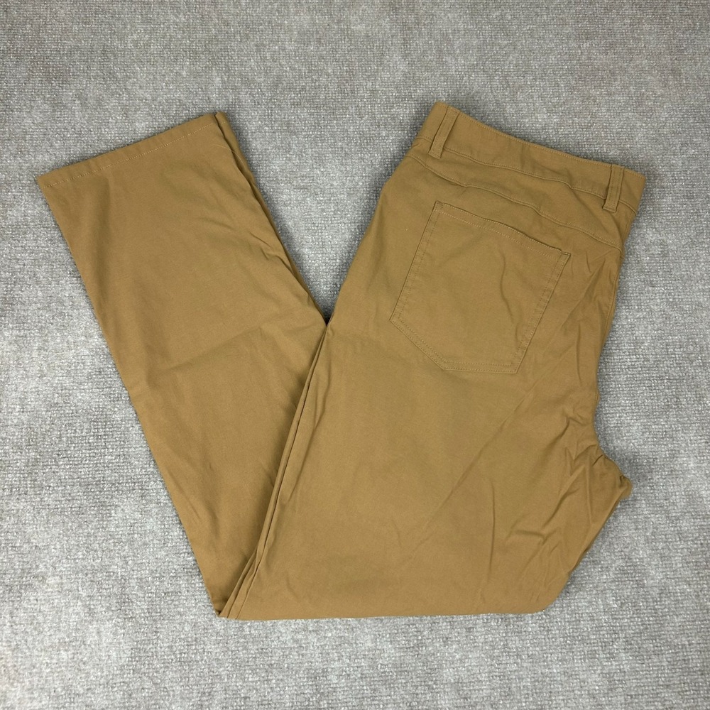 Columbia Royce Range Chino Pants Mens 38x32 Khaki Stretch Logo Outdoor Mid‎ Rise